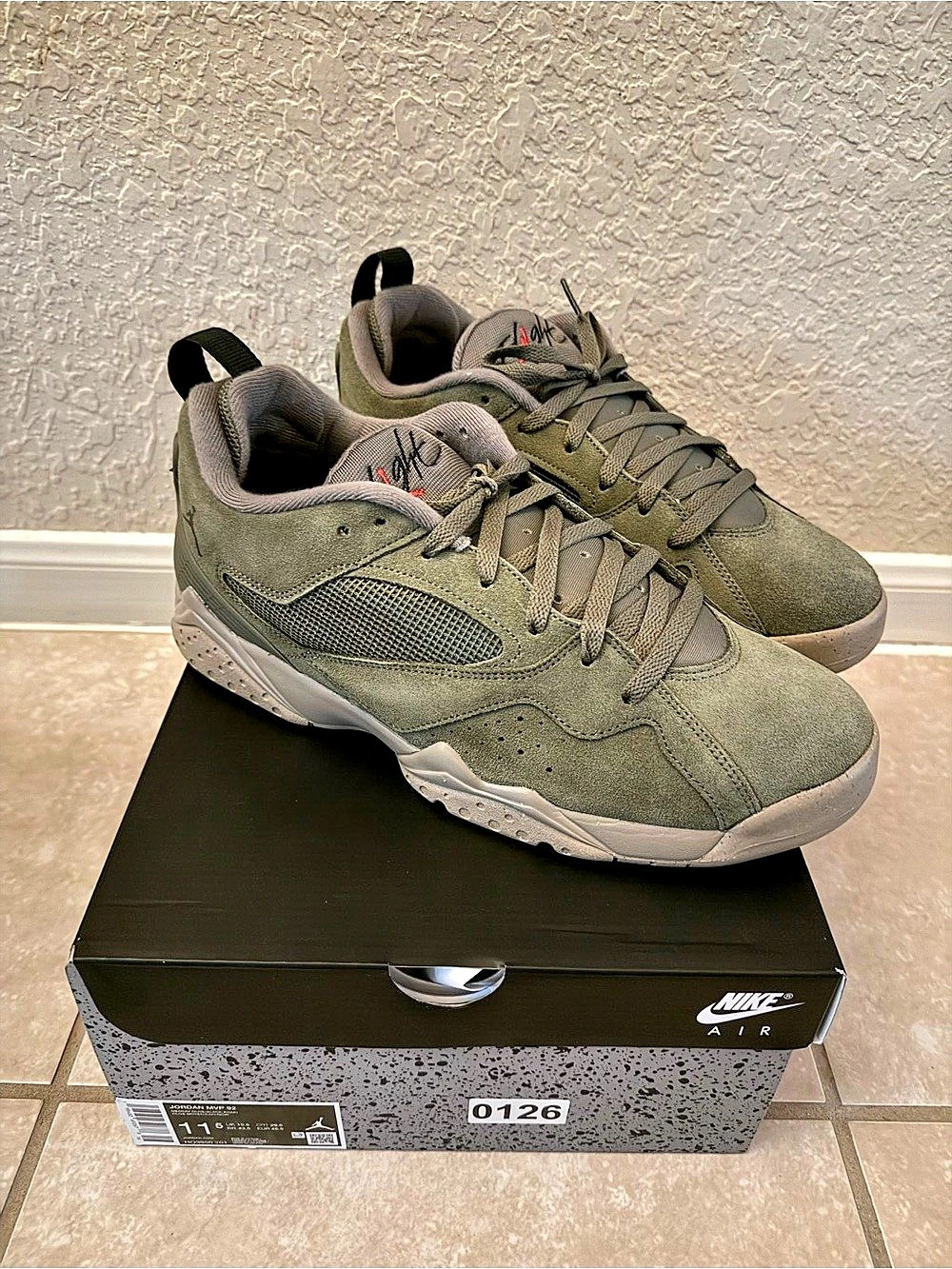 Air Jordan MVP 92 "Medium Olive" Sneakers